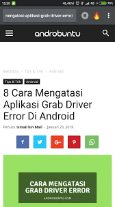 Ini Dia 8 Cara Yang Bisa Kamu Lakukan Untuk Mengatasi Grab Driver Error Di Android Baca Selengkapnya Di Androbuntu Com Trik Android Android Membaca