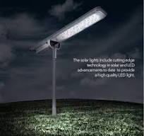 100W Solar LED Street Light 4000K – 10,000 Lumens All-in-One Outdoor Area &  Pathway Light, IP65 Waterproof