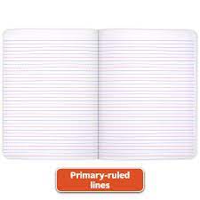 That is the main reason i purchased this instead of the typical exercise. Mead Primary Composition Book Ruled Grades K 2 100 Sheets 09902 Walmart Com Walmart Com