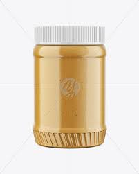 Polish your personal project or design with these coffee transparent png images, make it even more. Clear Plastic Jar With Peanut Butter Mockup In Jar Mockups On Yellow Images Object Mockups