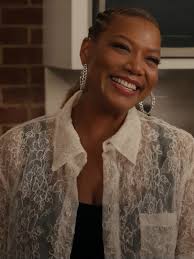 The Equalizer Queen Latifah White Lace Shirt