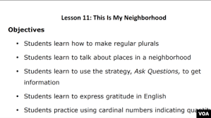 Dibawah ini adalah arti kata sepakat dari berbagai sumber terpercaya : Lesson 11 This Is My Neighborhood