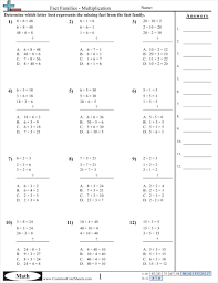 Our free fact family worksheets are fantastic for learning addition, subtraction, multiplication, and division facts. Fact Family Worksheets Free Distance Learning Worksheets And More Commoncoresheets