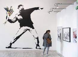 This incredibly accurate depiction of a rioter is. Banksy Who Is The Famous Graffiti Artist Cbbc Newsround