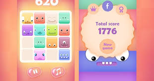 2048 Cute Monsters Web Ios Android Game Gui Mobile Game Cute Games