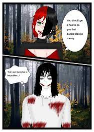 My Oc Two Face meeting Jeff the Killer! (its my first time drawing him so  it isnt perfect. NSFW cause theres bad drawn blood) : r/creepypasta