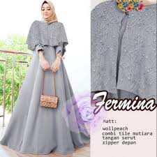 Baju batik kombinasi ini terus berkembang dan melahirkan banyak karya dari berbagai desainer. Harga Model Baju Gamis Brokat Terbaik Dress Muslim Fashion Muslim Juni 2021 Shopee Indonesia