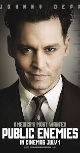 Johnny Depp As Bank Robber John Dillinger Theatrical Poster Public Enemies 2009 Photograph By David Lee Guss