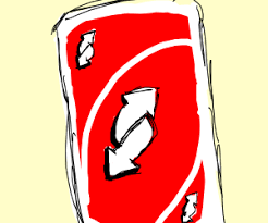 These are red, blue, green and yellow. Using Uno Reverse Card When You Get Banned Drawception