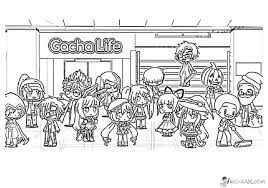 Gacha life is an anime game for kids. Gacha Life Coloring Pages Unique Collection Print For Free