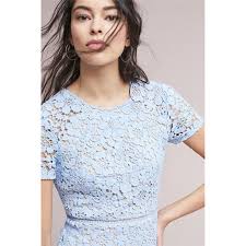 Hanzangl Light Blue Lace Dress 2019 Summer Runway Dresses Padded Hollow Out Mermaid Long Party Dress Brand Vestidos Dresses Aliexpress