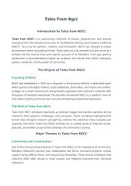 Tales From Ngcc