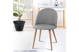 You'll eat dinner away from the sofa at least once a week once you pull these dining chair up to your table. Artiss Set Of 2 Brody Dining Chairs Light Grey Kogan Com