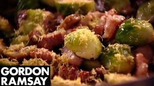 Brussels Sprouts With Pancetta And Chestnuts Gordon Ramsay Gordon Ramsay Recipe Brussels Sprouts Recipe Pancetta Recipes