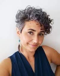 One point more, you can add highlights, thus your hair looks so fresh and stylish. 45 Cute Youthful Short Hairstyles For Women Over 50 Curly Pixie Hairstyles Short Permed Hair Curly Pixie Haircuts