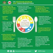 Setiap makanan yang anda konsumsi selama bulan ramadhan akan sangat menentukan status kesehatan anda. Khairul Hafidz Auf Twitter Tips Penyediaan Hidangan Sihat Semasa Berbuka Puasa Kkm Medtweetmy