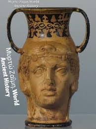 Kantharos (Ancient Greek: κάνθαρος) or cantharus. It is a type of ancient  Greek cup used for drinking. Although almost all surviving examples are in  Greek pottery, the shape, like many Greek vessel