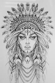 Pin By Its Me On Tattoo In 2020 Tattoo Design Drawings Face Drawing Native Tattoos