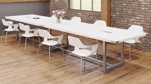 8 Foot 16 Foot Modern Conference Room Table With Metal Base Metal Accents In 2020 Large Furniture Metal Base Table