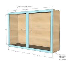 Cut the cabinet bottom to that length. Diy Kitchen Cabinets Plans