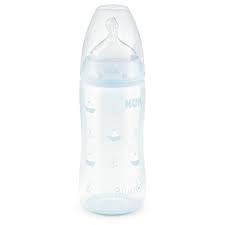 Nuk Baby Blue First Choice Babyflasche Silikon Ventilsauger Fullmenge 300 Ml Saugergrosse 1 M Online Kaufen Hygi De