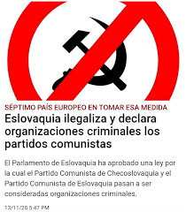 Domingo, 6 de junio de 2021. Eslovaquia Ilegaliza Y Declara Actualidad Chile Facebook