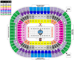 Bank Of America Stadium Seating Chart Belk Bowl Wallseat Co