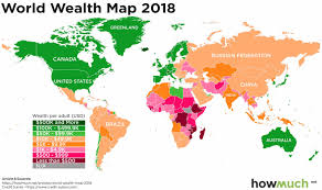 This map shows where the wealthy — and not so wealthy — of the world live -  MarketWatch