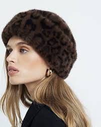 Brown selling Leopard Faux Fur