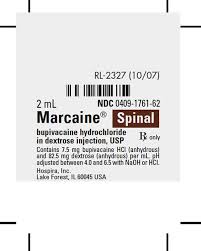 Marcain steripack 0.25% polyamp 10ml x 5. A3797 24 Spinal 24g European Pencil Point By Smiths Medical Asd Inc Hospira Inc
