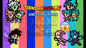 Since the last time i played this game, the game has gone through many updates Dragon Ball Dragon Ball Z Devolution Txori