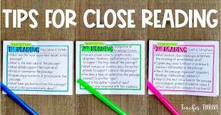 Read all the texts about bristol and answer the questions: Tips For Close Reading Teacher Thrive