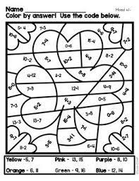 Coloring pages for graders grade first sheets free printable math from printable math worksheets for 1st grade , source:valtteripuhakka.me. Math Coloring Sheets Color By Code For St Patrick S Day Math Coloring Maths Colouring Sheets Math