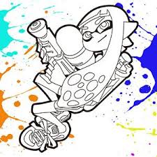 Resultat De Recherche D Images Pour Dessin Splatoon A Colorier Colorier Dessin Dessin A Colorier