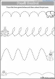 Kindergarten subtraction to 10 worksheets reception maths free uk. Nursery Pencil Control Worksheets Free Printable The Mum Educates