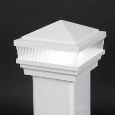 Haven Scallop Lens Low Voltage Led Post Cap Light By Lmt Mercer Post Cap Fence Post Caps Pyramid Style