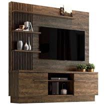 Oferecendo possibilidade tão criativas quanto elegantes, os racks com painel se estabelecem como a estrutura ideal para que seu home theater tenha toda a atenção que merece.integrados à decoração da sala de estar ou mesmo do quarto de casal. Rack E Painel Estante Linea Foz Mdf Cacau Rack E Painel Estante Linea Foz Mdf Cacau Bemol Linea Bemol