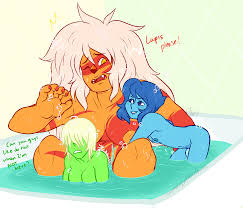 Rule34 - If it exists, there is porn of it  dragonsmooches, jasper (steven  universe), lapis lazuli (steven universe), peridot (steven universe)   3555769