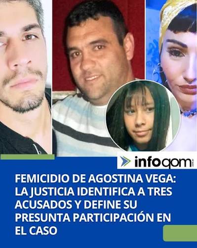 ⚖️ La investigación por el femicidio de Agostina Vega ya tiene a tres  personas detenidas y con distintos niveles de acusación. 🚔 Claudio Gabriel  Barrelier es señalado por la fiscalía como el