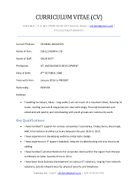 Tips for using a cv template. Pdf Curriculum Vitae Cv Caleb Bett Academia Edu