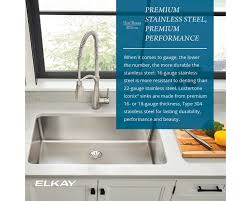 Grab bar safety kamar mandi europe enchanting e153. Elkay Lustertone Iconix 16 Gauge Stainless Steel 32 3 4 X 19 1 2 X 9 Double Bowl Undermount Sink Kit With Perfect Drain