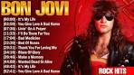 Bon Jovi Best Rock Songs Playlist Ever ~ Greatest Hits Of Full ... - YouTube