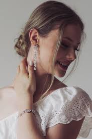 Bransoletka ślubna srebrna CLARA SILVER cyrkonie Bride shop