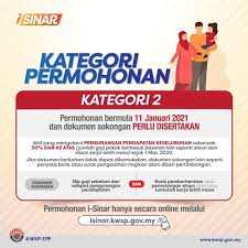 I Sinar Kategori 2 Permohonan I Sinar Kategori 2 Boleh Mula Dibuat Hari Ini