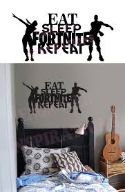 Sale Fortnite Gamer Wall Decor Wood Decal Sign Decoration 22 Inches Boys Game Room Boys Room Decor Room