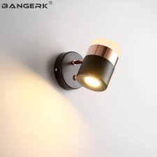 Nordic Design Rotating Sconce Wall Lights Led Modern Bedroom Switch Bedside Wall Lamp Iron Loft Home Decor Lighting Fixtures Led Indoor Wall Lamps Aliexpress