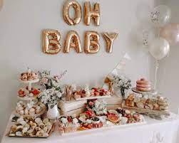 Our Baby Shower Grazing Table Rainbow Baby Shower Girl Baby Shower Decorations Baby Shower Table