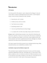 Cvp analysis is only reliable if costs are fixed within a specified production level. Cvp Analysis Profit Accounting Management Accounting
