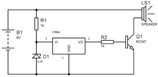 Um66 melody circuits & 4 melody ics | how to make the um66t melody circuit. Um66 Melody Generator Ic Um66 Uge Electronics Store Egypt