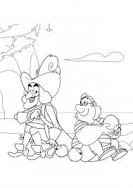 Captain hook coloring pages are a fun way for kids of all ages to develop creativity, focus, motor skills and color recognition. Captain Hook And Mr Smee Coloring Pages Jake And The Neverland Pirates Coloring Pages Colorings Cc